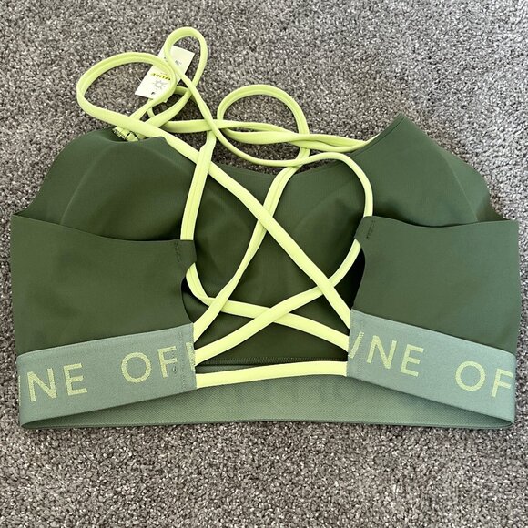 Aerie Offline Goals Green Strappy Bra - Picture 2 of 2